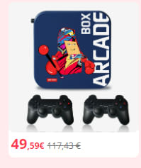 Consola Arcade para PS1/DC/Naomi de 64GB, retro por 49,59€