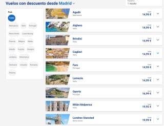 20% descuento en tus vuelos en Ryanair. Grandes ofertas