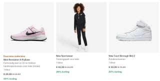 Tot 50% korting in de Nike sale