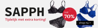 Tot 70% korting op Sapph bij V&D