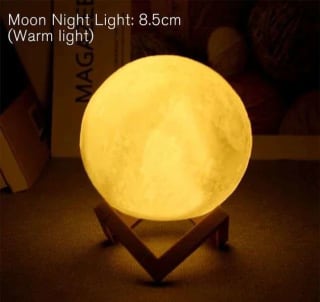 Lámpara de luna de 8cm por 5,24€
