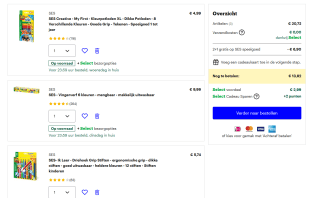 2+1 op geselecteerde SES speelgoed bij Bol