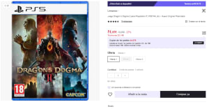 Juego Dragon´s Dogma 2 Standard Edition PS5 por 51.84€ (Cuenta Nueva 39.84€)