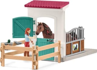 Schleich HORSE CLUB Paardenbox met Hannah en Cayenne – Speelset voor €12,95 bij Bol