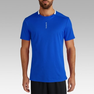 Camiseta de fútbol Adulto Kipsta F100 azul por solo 1,99€
