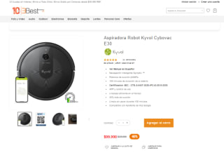 Aspiradora Robot Kyvol Cybovac E30 por $99.990
