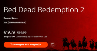 Red Dead Redemption 2 voor €19,79 in de Playstation Store
