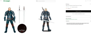 Figura McFarlane The Witcher Geralt Rivia Arm Víbora 18 cm por solo 14€