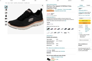 Zapatillas Skechers Flex Appeal 4.0 Brilliant View Mujer por solo 34,98€