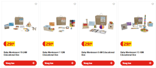 Montessori speelgoedsets voor €29,99 bij Kruidvat