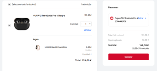 Auriculares Huawei Freebuds Pro 4 + Huawei band 9 por 169€
