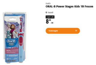 Oral B Frozen elektrische tandenborstel voor €8