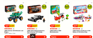 2+1 gratis op heel veel Lego sets bij Kruidvat