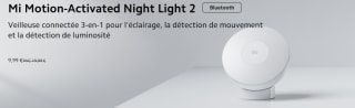 Veilleuse Xiaomi Mi Motion Activated Night Light 2 à 9,99€