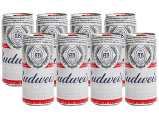 Cerveja da Budweiser American Lager com 8 uni em lata de 269ml - R$ 17,19
