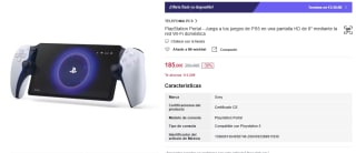 Playstation Portal Remote PS5 por 185€