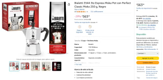 Cafetera Bialetti + Perfetto Moka por $564 | Descuento Amazon