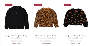 Merkmeisjeskleding sale tot 50% korting op winterjassen