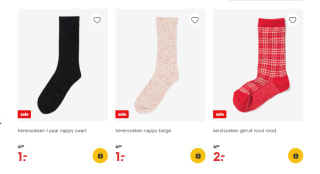 Tot 70% korting tijdens de sale bij de Hema