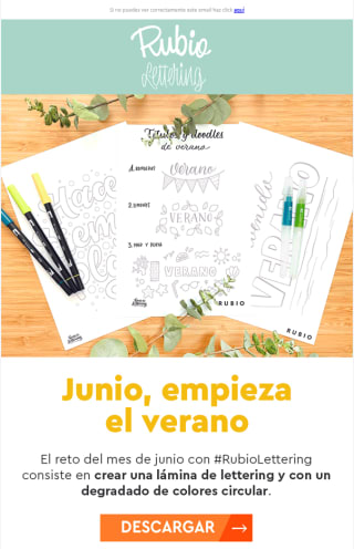 Plantillas lettering Rubio gratis