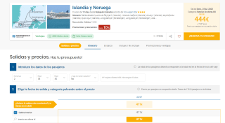 13 días Crucero por Islandia y Noruega por 411€ + 200€ de crédito crucero