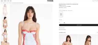 Body Balconette con Tirantes Finos Pastel Baby Satin por solo 5€