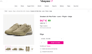 Zapatillas NIKE Sneakers Air Max Pulse cuero Phylon por solo 54,99€