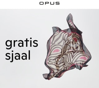 Gratis sjaal bij bestelling bij Opus