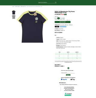 Camiseta Puma T7 del Manchester City 2022-23 por solo 10,79€