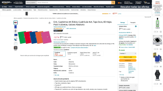 Pack 5 Libretas Enri Cuadernos A4 por 7,91€