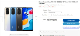 Xiaomi Redmi Note 11S 8GB 128GB 6.43" por 160.65€