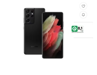 Samsung Galaxy S21 Ultra 5G 128 Go Noir fantôme à 999€