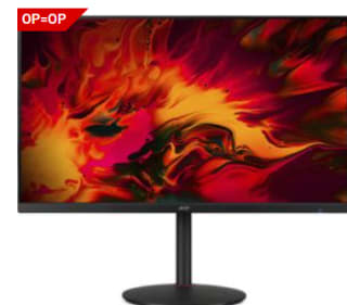 Acer Nitro XV322QKKV 32" 4K Ultra HD 144Hz IPS Gaming monitor voor €399 bij Ibood