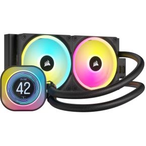 Corsair iCUE LINK H100i LCD RGB - Black - CPU waterkoeling voor €159 bij Megekko
