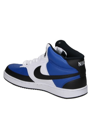 Nike Court Vision Mid Sneakers Wit Blauw Zwart voor €44,99 bij Voorwinden