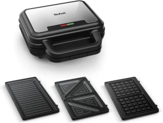 Tefal UltraCompact 3in1 SW383D - Wafel-, Tosti-ijzer & Contactgrill - 700W voor €39,99 bij Amazon