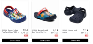 Calzado Crocs desde solo 5,99€ para niñ@s