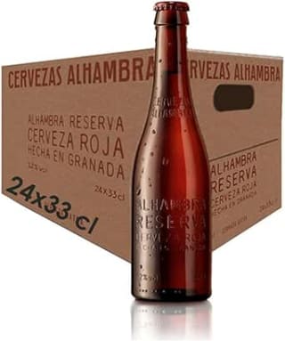 Pack x24 Alhambra Reserva Cerveza Roja Garnacha Bock Lager 33cl por 25.70€