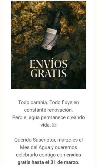 Portes gratis el mes de marzo