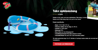 Taksi Opblaasslang voor €4,95 bij Taksi