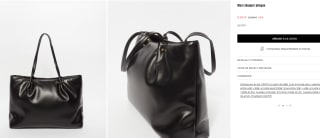 Bolso Maxi shopper pliegue. Por 9,99 €