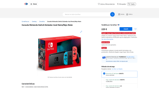 Consola Nintendo Switch Estándar con Super Mario Party por 229€