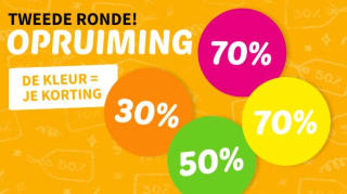Tot 80% korting in de sale van Wibra