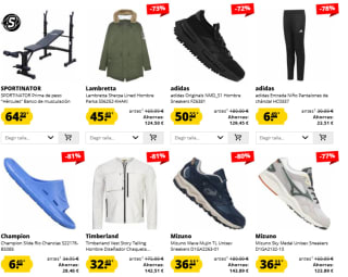 Caída de precios hasta 97% descuento en Deporte Outlet