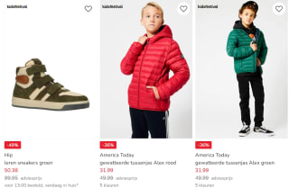 Tot 60% korting tijdens het kidsfestival bij Kleertjes.com