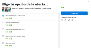 Entrada directa a PortAventura Park, Ferrari Land desde 20€
