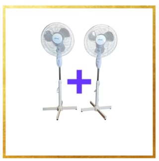 Pack 2 ventiladores de pie 40cm de diámetro por 27,95€ (Nuevos usuarios por 11,18€)
