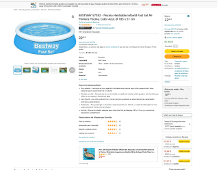 Piscina Bestway 183 x 51 cm por solo 12,94€