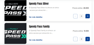 Pases Speedy Pass desde solo 13€ parque de atracciones Madrid