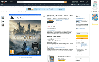 Videojuego Hogwarts Legacy PS5 por 24,99€